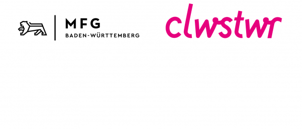 MFG/Clwstwr Partnership Launch Banner