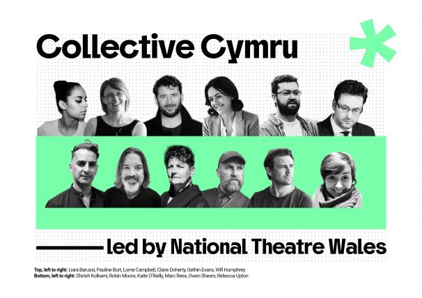 Headshots of Collective Cymru team